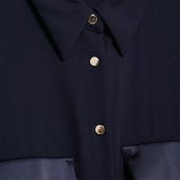 Vestido Midi De Estilo Camisa Para Mujer Con Cinturón Y Splicing Temperamento Traje De Trabajo Longitud Media Elegante Invierno 2024 - details 12