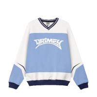 Grimey Sudadera Infamous Deeper V Neck Azul Claro - details 0