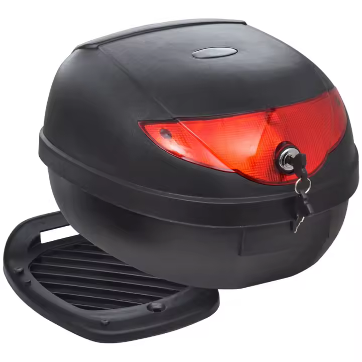vidaXL Baúl para motos un casco 36 L Maleta moto - 1