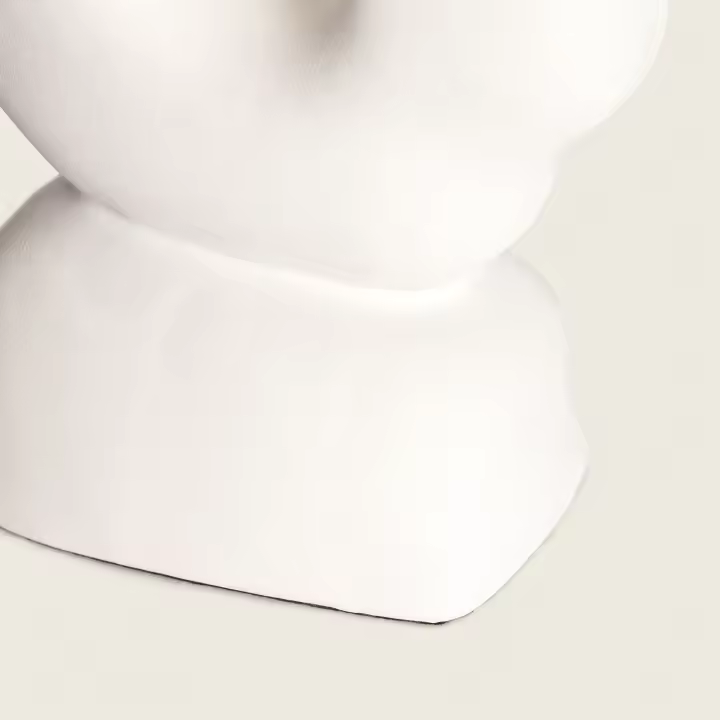 Ledkia Lámpara de Mesa Cerámica Illinois Blanco - 1