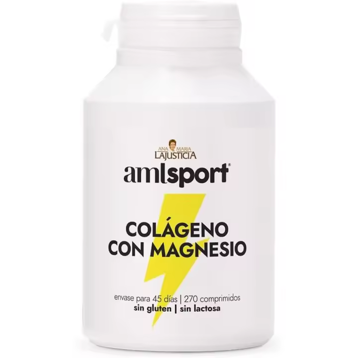 ANA MARÍA LA JUSTICIA - AMLSPORT COLÁGENO CON MAGNESIO DE 270 COMPRIMIDOS - 1