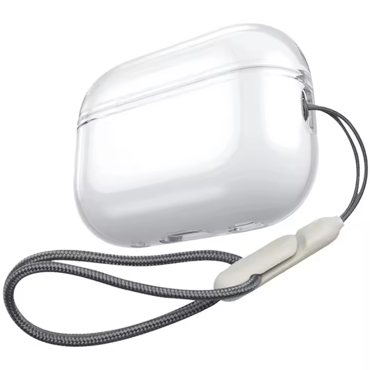 Funda Protectora Transparente Para Airpods pro 2da Generación TPU Suave Antichoque Con Correa Diseño Especial Para Cubrir Air Pods pro 2 - 1
