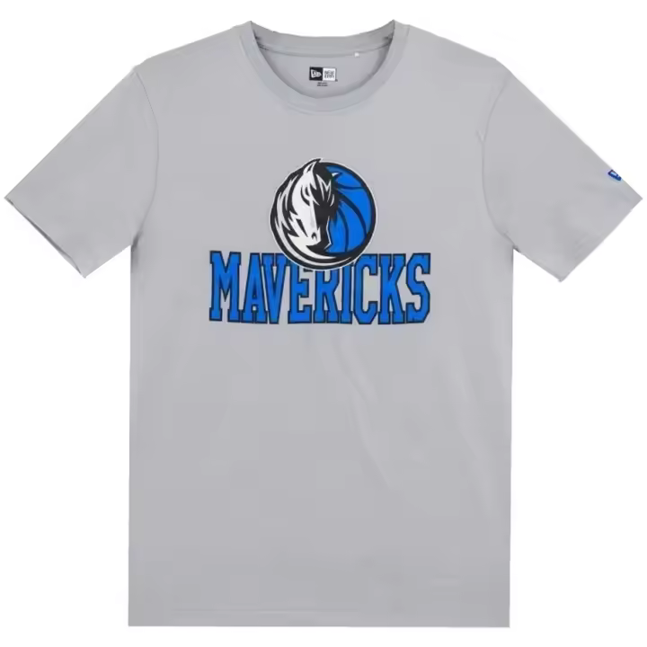 Camiseta de Manga Corta New Era Nba23 Dallas Mavericks para hombre en color gris - 1