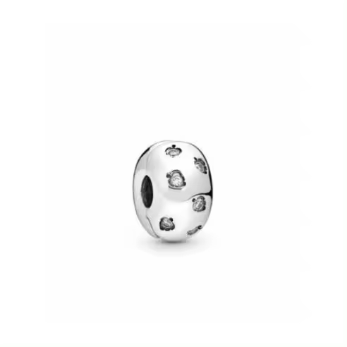 CLIP PANDORA CON CIRCONITAS BLANCAS 798345CZ - 1