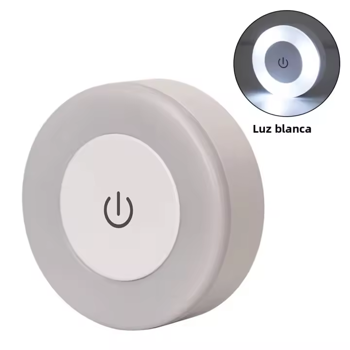 Lámpara Nocturna LED De Ahorro De Energía Con Sensor Táctil Recargable Por USB Y Magnético Para Pared Luz De Aisle Para Dormitorio Y Estudio - 1