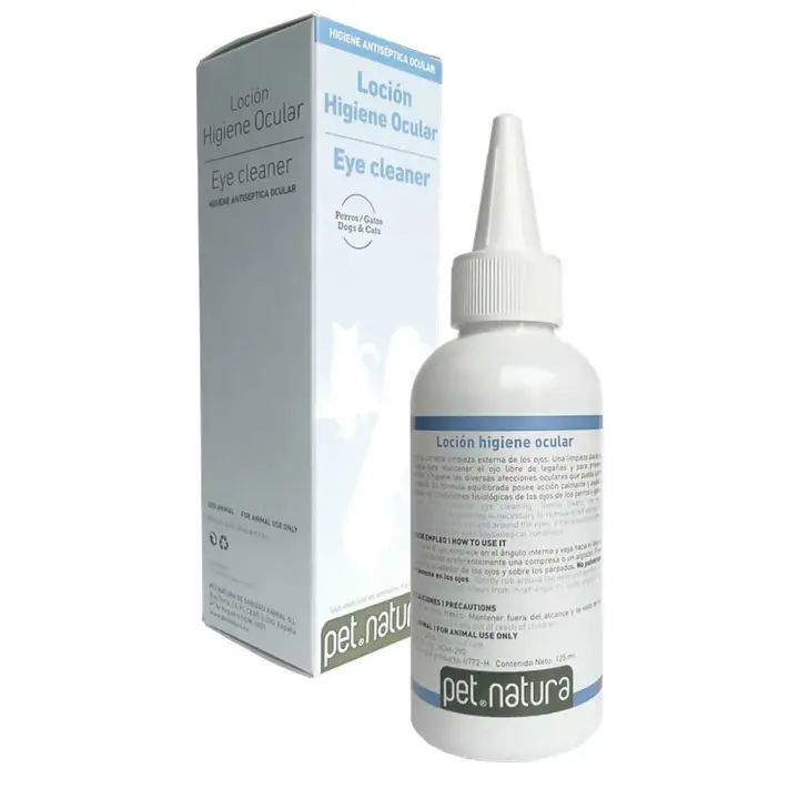 Limpiador De Ojos Para Perros Y Gatos Pet Natura. Limpieza Externa Calmante. Cuidado Y Bienestar - 1