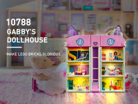 Set De Bloques De Construcción Brick Bling Con Luz LED 10788 Compatible Con Gabby's Dollhouse Accesorios De Iluminación Para Jóvenes De 14 Años Y Más - details 0