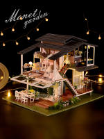 Puzzle 3D De Madera Para Niños Juguete Hecho a Mano DIY Pequeña Villa Jardín De Monet Regalo De San Valentín Para Novia - details 1
