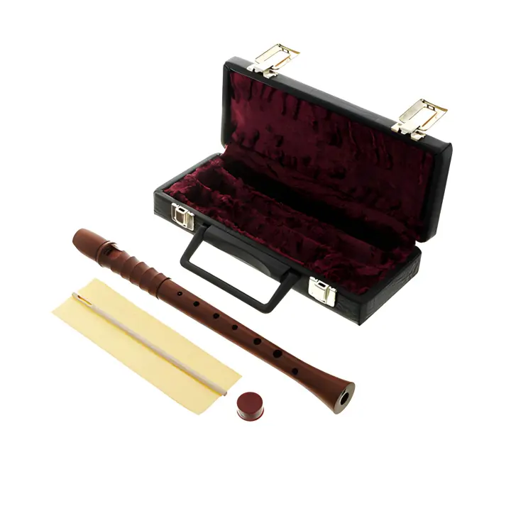 FLAUTA DULCE SOPRANO-Moeck (8250) (Kynseker Ciruelo) (Barroca) (2 Piezas) - 1