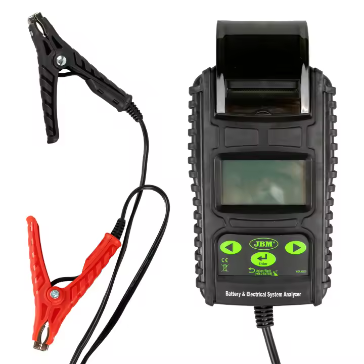JBM 52233 COMPROBADOR DE BATERÍA Y ALTERNADORES CON IMPRESORA - 1