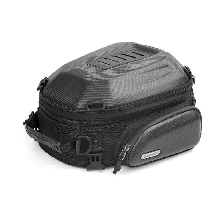 Bolsa Trasera De Motocicleta Expansible 12-18L Gran Capacidad Universal Para Viaje En Motocicleta Herramientas De Motocicleta - 1