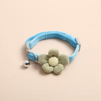 Collar Para Gato Ajustable Con Flor Bonita Y Campana Accesorio Pequeño Para Mascotas Ideal Para Gatos Y Perros Pequeños - details 7