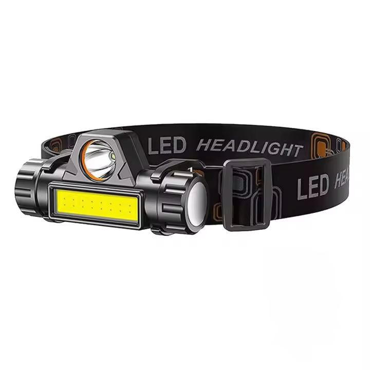 Linterna Frontal COB LED Recargable Con Imán Fuerte Luz Potente Impermeable Para Pesca Al Aire Libre 1-5PCS - 1