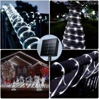 Luz De Cuerda Solar Exterior 12m Con 100 LED 8 Modos Luces De Navidad Para Jardín Piscina Patio Valla Decoración De Año Nuevo - details 9