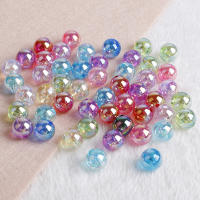 100Pcs/lot Perlas De Cristal Mixto AB Espaciador Plástico Para Creación De Joyería Hecha a Mano Pendientes Accesorios DIY - details 4