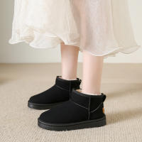 Botas De Nieve Para Mujer Suelta Gruesa De Algodón Antideslizantes Invierno Zapatos Nuevos Estudiantes 2023 Botas Negras - details 5
