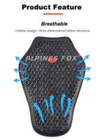 Protector De Hombro Y Codo Para Motocicleta CE Aprobado Almohadillas Universales Para Chaquetas De Motocicleta Espuma Suave Inserto De Armadura Para Pecho Y Espalda - details 6