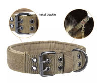 Collar Ajustable Para Perros De Entrenamiento Clásico Reflectante Nylon De Gran Resistencia Táctica Para Aleman Shephard - details 13