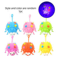 Bola De Pelo Luminosa Creativa Y Única Estilo Virus+Mariposa Juguete Para Niños Elástico Bola De Liberaón Brilla Al Aire - details 9