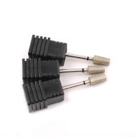 3pcs Broca De Uñas Diamante Para Taladro Herramienta De Manicura Corte De Cutículas Accesorios De Taladro De Belleza De Acero Inoxidable - details 1