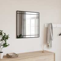 vidaXL Espejo de Pared Cuadrado Decoración Colgante para Salón Hierro Negro Dimensiones 30 x 30 cm,  40 x 40 cm,  30 x 60 cm y mas - details 2