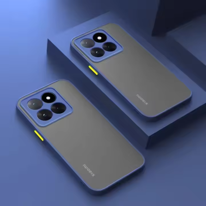 Carcasa De Armadura Anticholpes Para Xiaomi Mi 14T Pro 5G Cubierta Mate Protector Contra Arañazos Y Polvo Transslúcida PC + TPU - 1