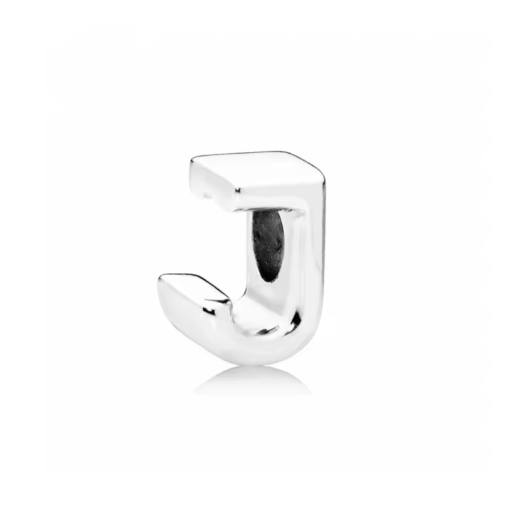 Charm Pandora Letra J 797464 - Plata de Ley - Bisutería Mujer - 1