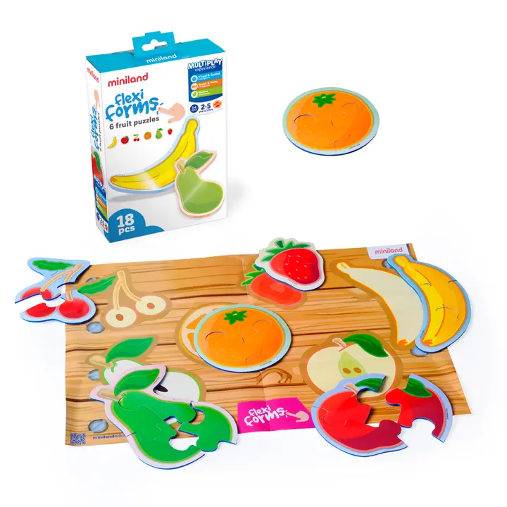 Set de 6 puzzles: La fruta - 1