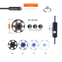 Cámara Endoscopia Android FUERS 3 En 1 Micro USB Tipo C Mini Cámara Impermeable Con LED Para Inspección De Coches Compatible Con HUAWEI XIAOMI PC - details 7