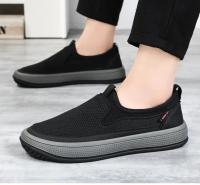 Zapatos De Deporte Para Hombre Verano Transpirables Mocasines Ligeros De Malla Slip-on Para Caminar Nuevo En Venta - details 0