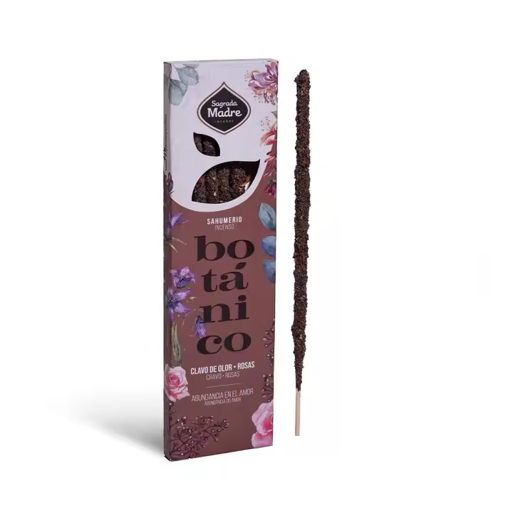 INCIENSOSHOP - 2 unidad de incienso Botanico clavo de olor y rosas de Sagrada Madre hecho a mano con Amor en Argentina - 1
