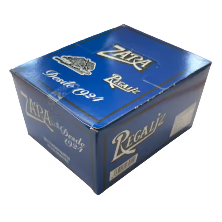 Zara Regaliz Natural en Barritas Caja de 100 ud (600 g) Sin Conservantes ni Colorantes - 1