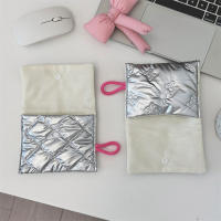 Bolso De Mano En Miniatura De Plástico PU Con Cierre De Cremallera Estilo Fashion Para Mujer Geométrico Para Almacenar Monedas Maquillaje Llaveros Labiales Cable De Auriculares Y Datos - details 10
