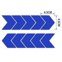 10Pcs Etiquetas Reflectoras Para Bicicleta Carrocería De Motocicleta Y Coche Decalcomanías De Seguridad Ciclismo Adhesivo Reflectante Accesorios De Bicicleta - details 2