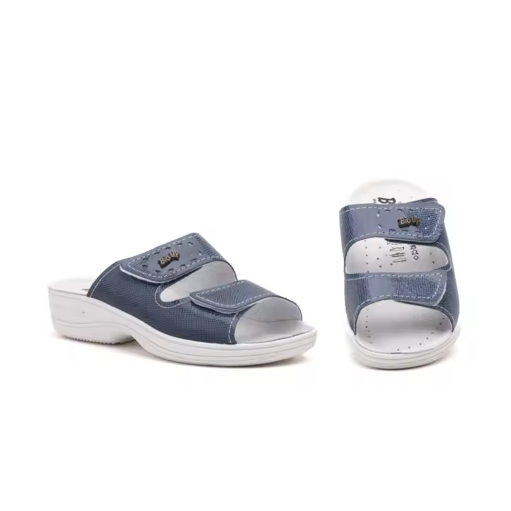 Bioup TS-580 Avion Hecho en Italia Zuecos Mujer Net Avion Velcro - 1