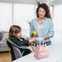 Bolsa De alMuerzo aislada Bolsa de mano Linda Bolsa De alMuerto fácilmente de limpiar Adecuada para Mujeres, hambres, Niños, Niños (Pink) - details 3