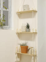 Estante De Madera Flotante Para Pared Estilo Rustico Organizador De Almacenamiento Para Baño Sala De Estar Estante De Arte Decoración De Hogar Regalo Para Padres Y Amigos - details 2