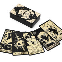 Baraja De Tarot Con Gatos Para Amantes De Los Gatos Juego De Fortuna Y Destino Juguete Educativo Para Adultos Tema De Animales Y Naturaleza - details 0
