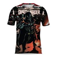 Camiseta Gráfica Star Wars Para Hombres Y Mujeres Darth Vader Y Trasnochadores Estilo Casual Transpirable Para Verano - details 1