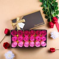 18Pcs/box Rosas Eternales En Caja De Regalo De Flores Artificiales Para Decoración Del Salón Fiesta Cumpleaños Creativo Sin Perfume Originales En Zhejiang - details 2