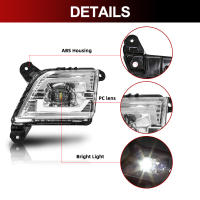 Luz De Niebla LED Para Chevrolet Silverado 2019 2020 Lámpara De Día Antiniebla Frontal Impermeable DLAA Chevelle Luz Diurna 3400LM - details 4