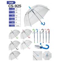 Paraguas de Niñas y Niños Transparente Forma de Cúpula Varios Colores - details 3