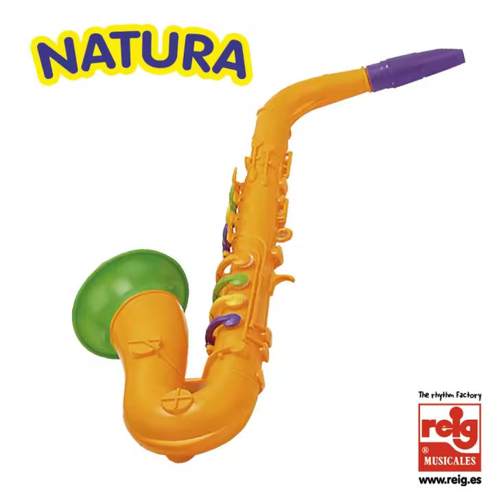 Saxofon 8 Notas 41 Cm,En Bolsa Y Pest. (Reig 237) - 1