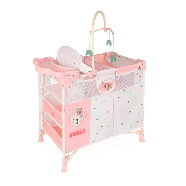De Cuevas Cuna Cambiador Plegable para Muñecas Reborn - Diseño Completo - 1