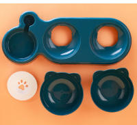 Alfombrilla Para Gatos 3 En 1 Alimentador Automático Dispensador De Agua Doble Cuenco Para Perros Pequeños Y Gatos Contenedor De Alimentos Accesorios Para Mascotas - details 2