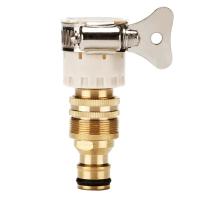 Adaptador De Grifo Universal Para Tubo De Jardín 15-23mm Conector De Agua Herramientas De Riego Material Aleación De Aluminio Pintura De Cobre - details 21