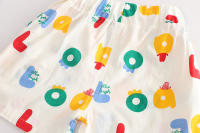 Conjunto De Ropa Infantil Para Bebés Niños Y Niñas Estilo Casual Verano Con Estampado De Letras Camiseta Y Shorts Moda Infantil Unisex Talla Ajustada Material Algodón Y Spandex - details 11