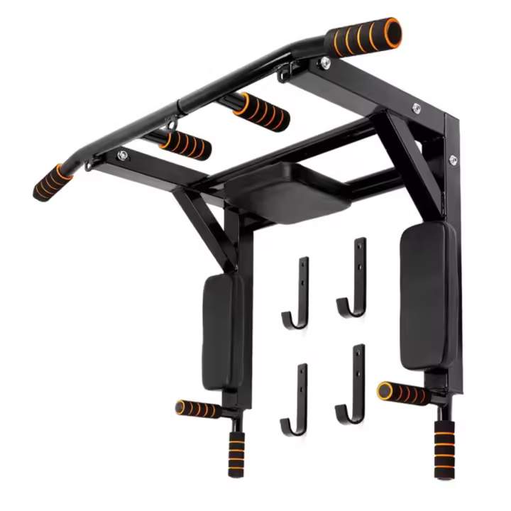 ALLINLIFE Barra dominadas pared dips Entrenamiento múltiple Máquina de dominadas Barra de dominadas multifuncional pull up Carga máx.200 kg - 1
