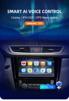 AWESAFE inalámbrico CarPlay Android Auto Radio para Nissan Qashqai J11 X Trail T32 2013 2014 2015 2016 2017 coche reproductor multimedia GPS 2 din autoradio volante controles RDS Bluetooth - details 3
