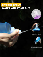 Botella De Agua Deportiva WRELS Para Exteriores Camino De Ronda Bicicleta Plegable Suave Grande BPA Gratis Ligera - details 1